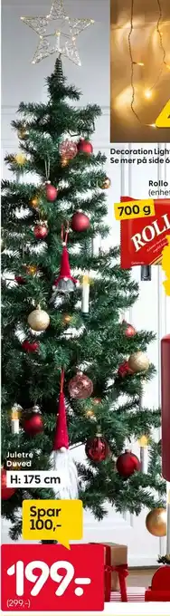 Rusta Juletre duved tilbud
