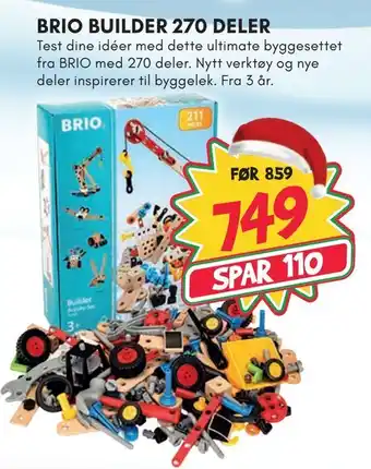 Extra Leker Brio builder 270 deler tilbud