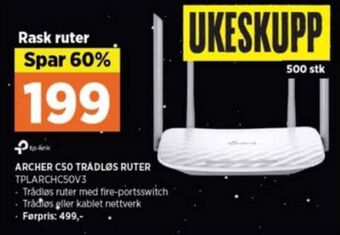 POWER Tp-link router tilbud