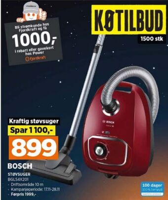 POWER Bosch støvsuger tilbud