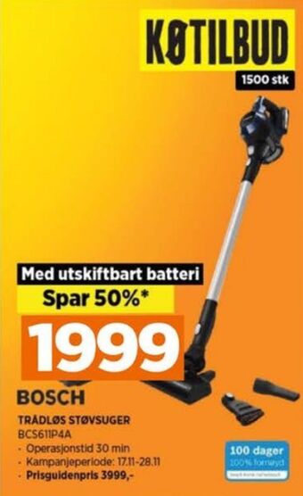 POWER Bosch støvsuger tilbud