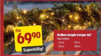 Jula Lysslynge LED 5 m, IP44 tilbud