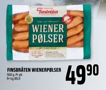 Coop Obs Finsbråten Wienerpølser tilbud