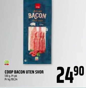 Coop Obs Coop Bacon Uten Svor tilbud