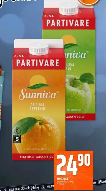 Coop Obs Tine Juice tilbud