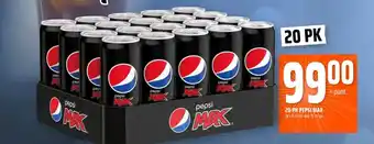 Coop Obs 20-Pk Pepsi Max tilbud