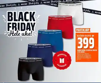 Coop Obs Bjørn Borg Essential Boxer 5pk Herre tilbud
