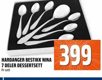 Coop Obs Hardanger Bestikk Nina 7 Deler Dessertsett tilbud