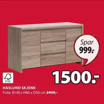 JYSK Haslund skjenk tilbud