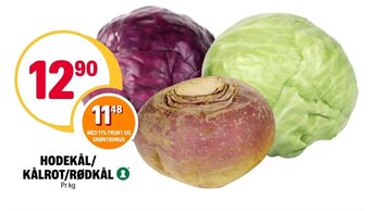 Coop Extra Hodekål/ Kålrot / Rødkål tilbud