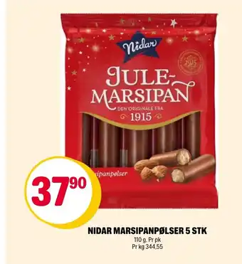 Coop Extra Nidar Marsipanpølser 5 Stk. tilbud