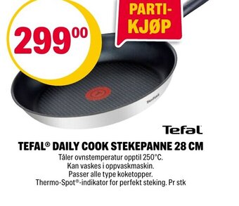 Coop Extra Tefal Daily Cook Stekepanne 28 cm. tilbud