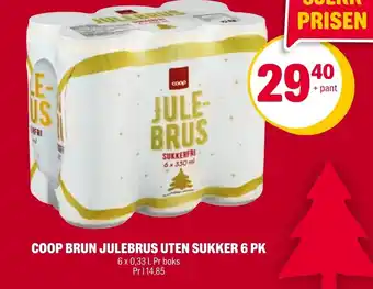 Coop Extra Coop Brun Julebrus Uten Sukker 6 pk tilbud