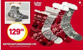 Coop Extra Softer Days Kosesokker 2 pk tilbud
