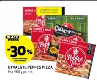 Bunnpris Utvalgte Peppes Pizza tilbud