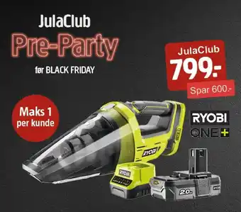 Jula Ryobi One + tilbud