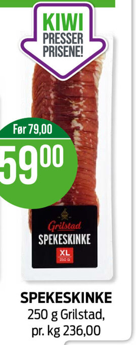 Kiwi Spekeskinke tilbud