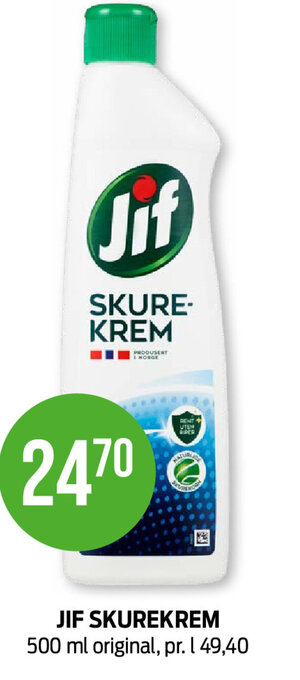 Kiwi Jif Skurekrem tilbud