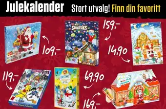 Europris Ukjent julekalender tilbud