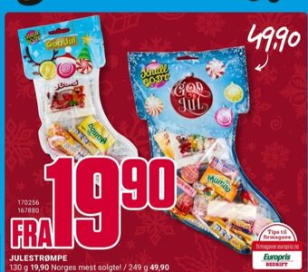 Europris Knall godt godterier tilbud