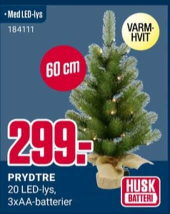 Europris Ukjent kunstig juletre tilbud