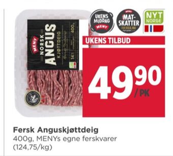 Meny Meny kjøttdeig tilbud