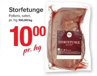 Eurospar Folkets storfetunge tilbud