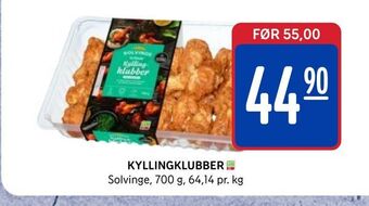 Rema 1000 Kyllingklubber tilbud