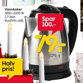 Rusta Vannkoker tilbud