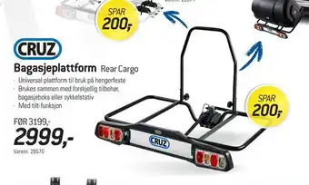 Thansen Bagasjeplattform rear cargo tilbud