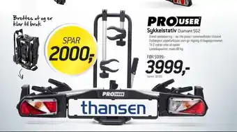 Sykkelstativ diamant sg2