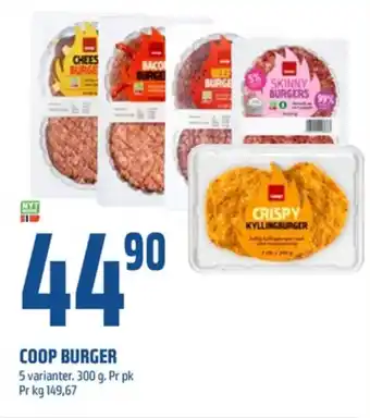 Coop Obs Coop hamburger tilbud