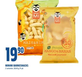 Coop Obs Minimi snacks tilbud