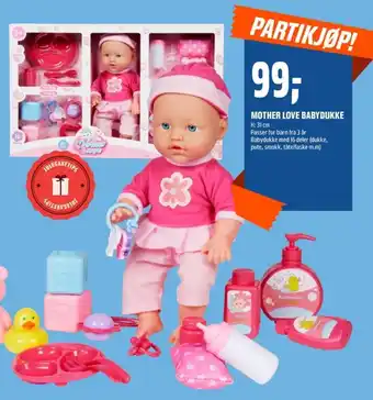 Coop Obs Mother love dukke tilbud