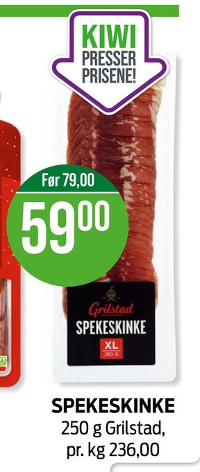 Kiwi Spekeskinke tilbud
