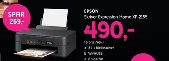 ELON Epson skriver expression home xp-2155 tilbud
