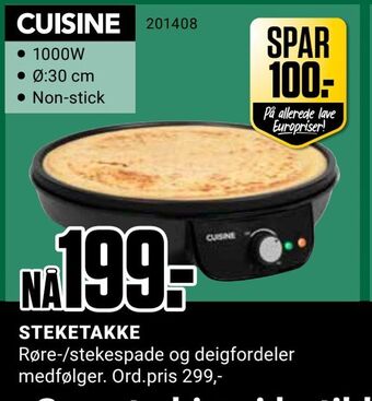 Europris Steketakke tilbud
