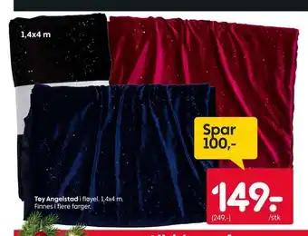 Rusta Tøy angelstad tilbud