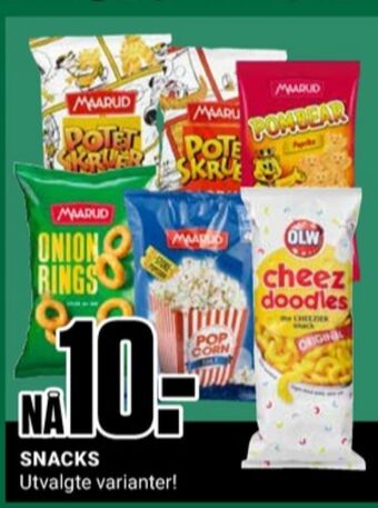 Europris Maarud snacks tilbud