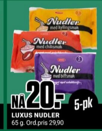 Europris Luxus nudler tilbud