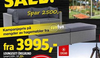 Bauhaus Loungesett öregrund tilbud