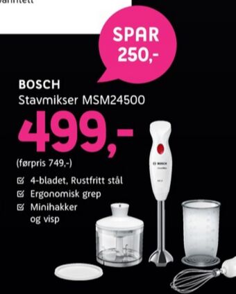 ELON Bosch stavmikser tilbud