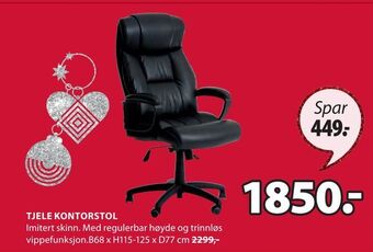 JYSK Tjele kontorstol tilbud