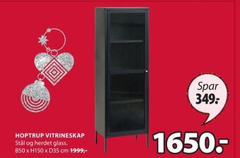 JYSK Hoptrup vitrineskap tilbud