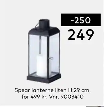 Skeidar Spear lanterne liten tilbud