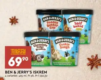 Coop Mega Ben & jerrys is tilbud
