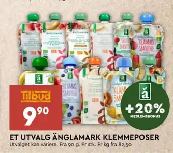 Coop Mega Änglamark barnemat tilbud