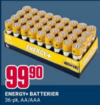 Europris Energy plus batterier tilbud