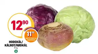 Coop Extra Hodekål / Kålrot / Rødkål tilbud