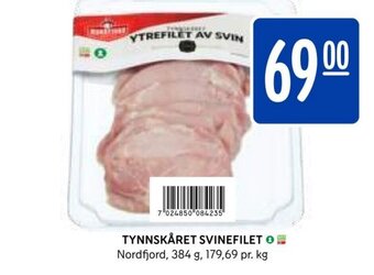 Rema 1000 Tynnskåret Svinefilet tilbud